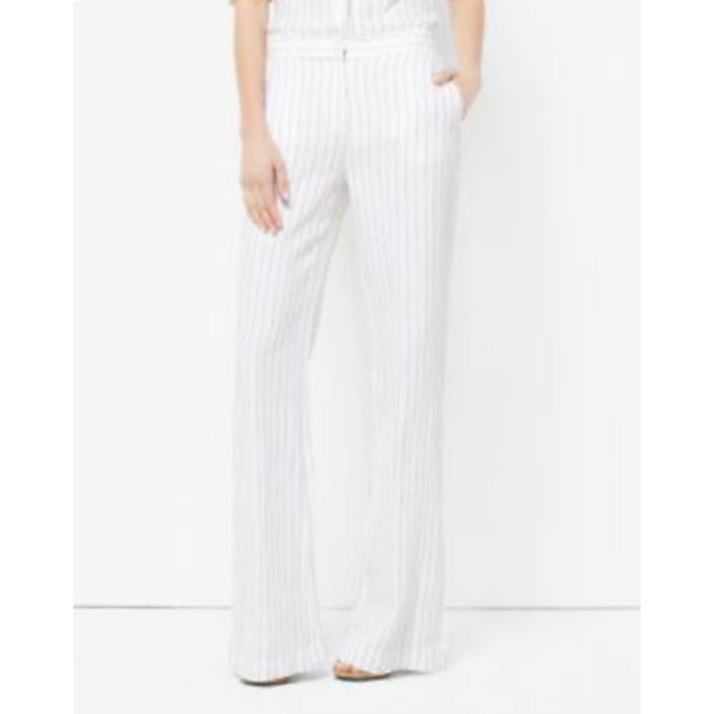 Michael Kors Striped Linen Pants Size 6